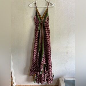 Chic Multicolor Maxi Dress